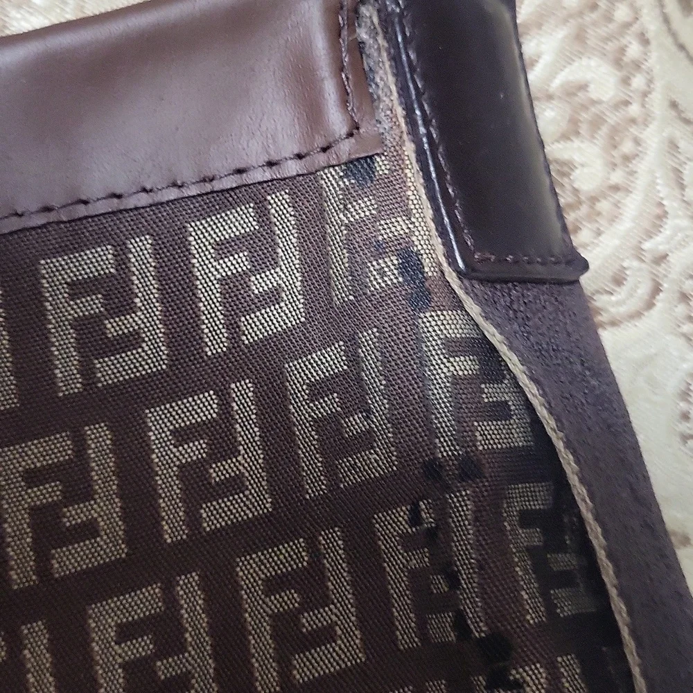 Fendi Black and Brown Messenger Bag - Picture 12 of 16